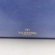 Valentino Garavani Blue Leather Rockstud Tote Shoulder Bag Supply