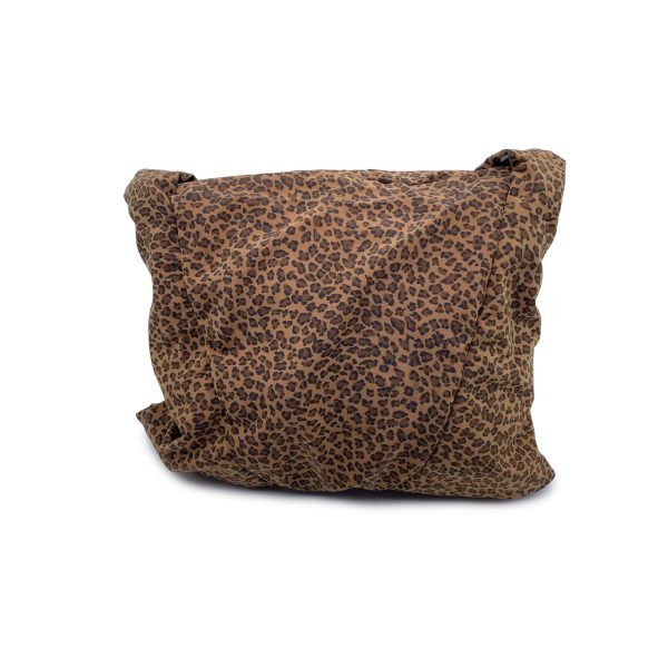 Bottega Veneta Animalier Leopard Fabric Tote Hobo Shoulder Bag Hot on Sale