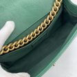 Chanel Green Quilted Caviar Leather Medium Boy Shoulder Bag Cheap