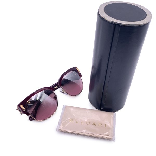 Bulgari Bvlgari Sunglasses 8189 Burgundy Gold Metal 55 18 135mm Cheap