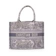 Christian Dior Grey Toile De Jouy Medium Book Tote Bag Handbag Supply