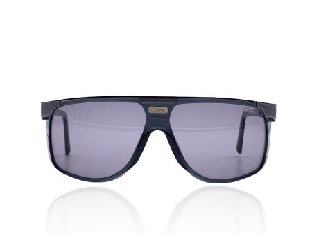 Cazal Grey Gunmetal Acetate Sunglasses Mod. 673 003 61 12 150 mm For Sale