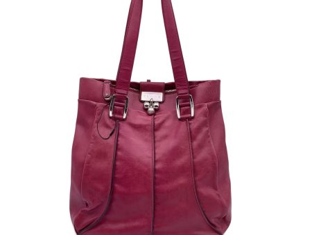 Celine Pink Purple Leather Tote Shoulder Bag with Spheres Online Hot Sale