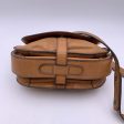 Bally Vintage Beige Tan Leather Flap Shoulder Bag Cheap