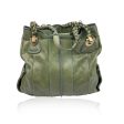 Chloe Green Leather Heloise Tote Shoulder Bag For Cheap