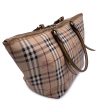 Burberry Beige Haymarket Check Canvas Salisbury Tote Bag Discount