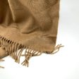 Max Mara Tan Beige Wool Stole Wrap Large Scarf Stole Online