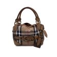 Burberry Beige House Check Canvas Aurelia Tote Bag with Strap For Discount