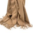 Max Mara Tan Beige Wool Stole Wrap Large Scarf Stole Online