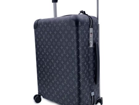 Louis Vuitton Monogram Eclipse Trolley Horizon 55 Suitcase M23002 For Sale