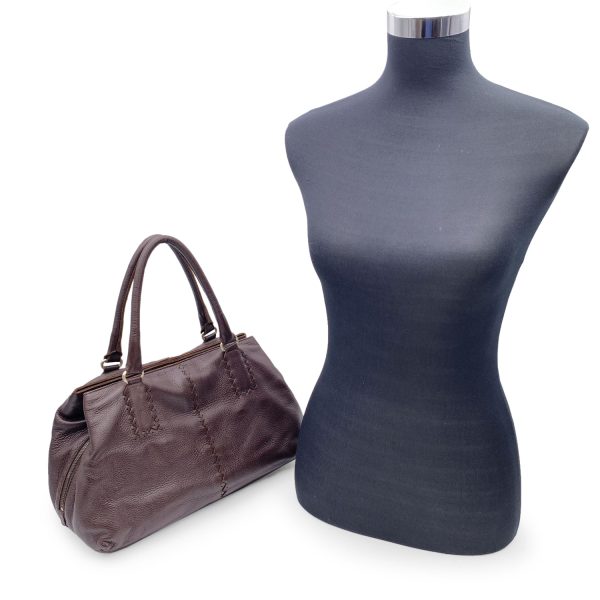 Bottega Veneta Brown Leather Intrecciato Detail Tote Bag Handbag Online