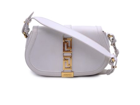 Versace White Leather Greca Goddess Shoulder Bag Handbag Online