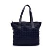 Chanel 2000s Black Nylon New Travel Line Shoulder Tote Bag Cheap