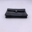 Bottega Veneta Black Intrecciato Leather Slide Lock Clutch Wrist Bag Sale