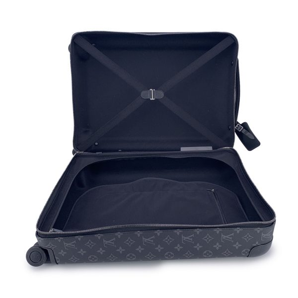 Louis Vuitton Monogram Eclipse Trolley Horizon 55 Suitcase M23002 For Sale