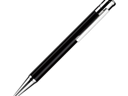 Otto Hutt Design 04 Ball Pen, Black   Chrome Trim Online Sale