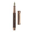 Otto Hutt Design 04 Fountain Pen, Grooved Black Rose Gold - 18K Gold Nib Fashion