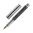 Otto Hutt Design 04 Fountain Pen, Grooved Black - 18K Gold Nib Online Sale