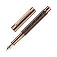 Otto Hutt Design 04 Fountain Pen, Grooved Black Rose Gold - 18K Gold Nib Fashion