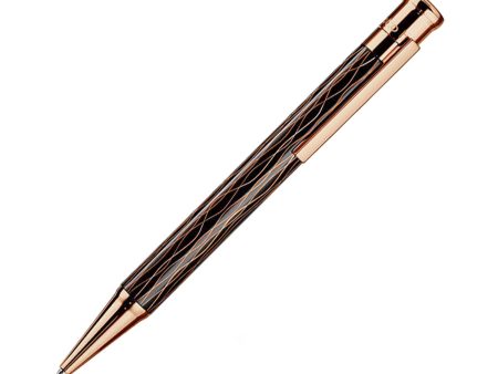 Otto Hutt Design 04 Ball Pen, Textured Brown Hot on Sale