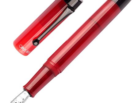 Opus 88 Demo Fountain Pen - Red Fashion