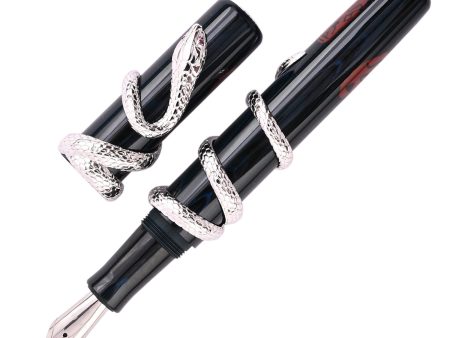 Opus 88 Zodiac Snake Fountain Pen - Black Online Hot Sale