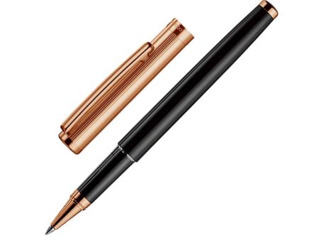 Otto Hutt Design 01 Roller Ball Pen, Black Rose Gold Online