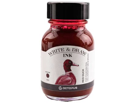 Octopus Write & Draw Ink Bottle, Red Duck - 50ml on Sale