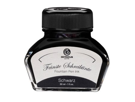 Octopus Classic Schwarz Ink Bottle, Black - 30ml Hot on Sale