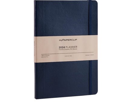 myPAPERCLIP R2 2024 Weekly Planner - Blue Cheap