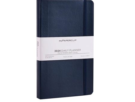 myPAPERCLIP M2 2024 Daily Planner - Blue Hot on Sale