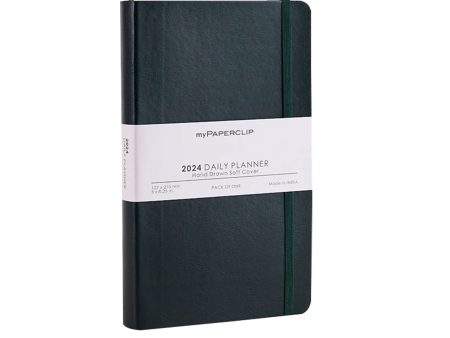 myPAPERCLIP M2 2024 Daily Planner - Green For Discount