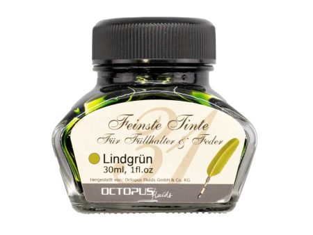 Octopus Classic Lindgrun Ink Bottle, Lime Green - 30ml Online