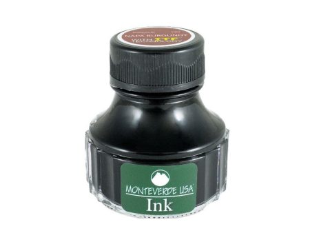 Monteverde Nappa Burgundy Ink Bottle - 90ml on Sale