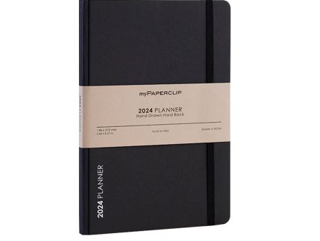 myPAPERCLIP D2 2024 Weekly Planner - Black Online now