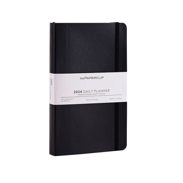 myPAPERCLIP M2 2024 Daily Planner - Black For Sale